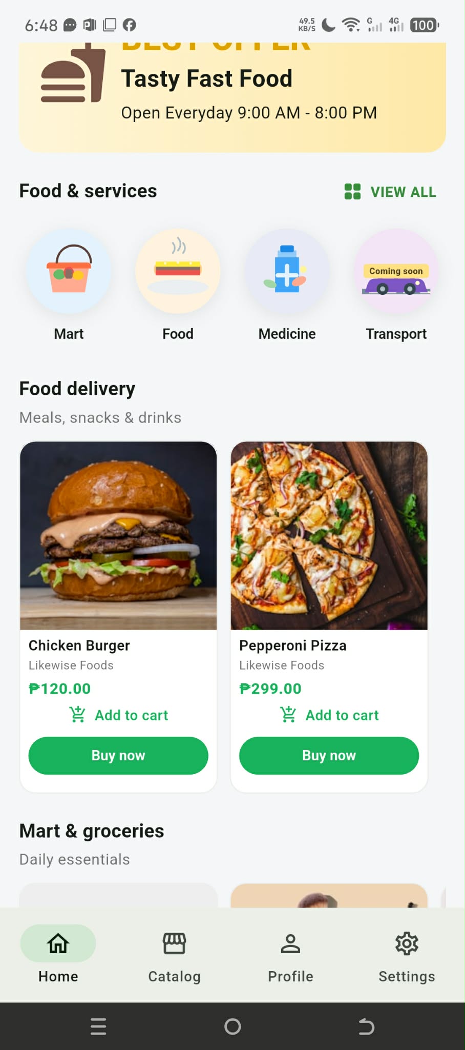 LikeWise app home screenshot